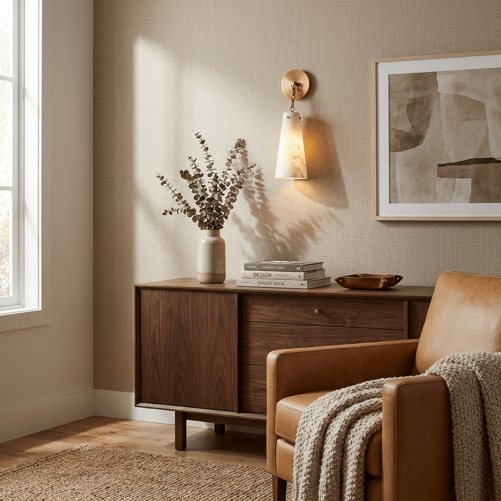 Aurelian Tapered Alabaster Wall Sconce