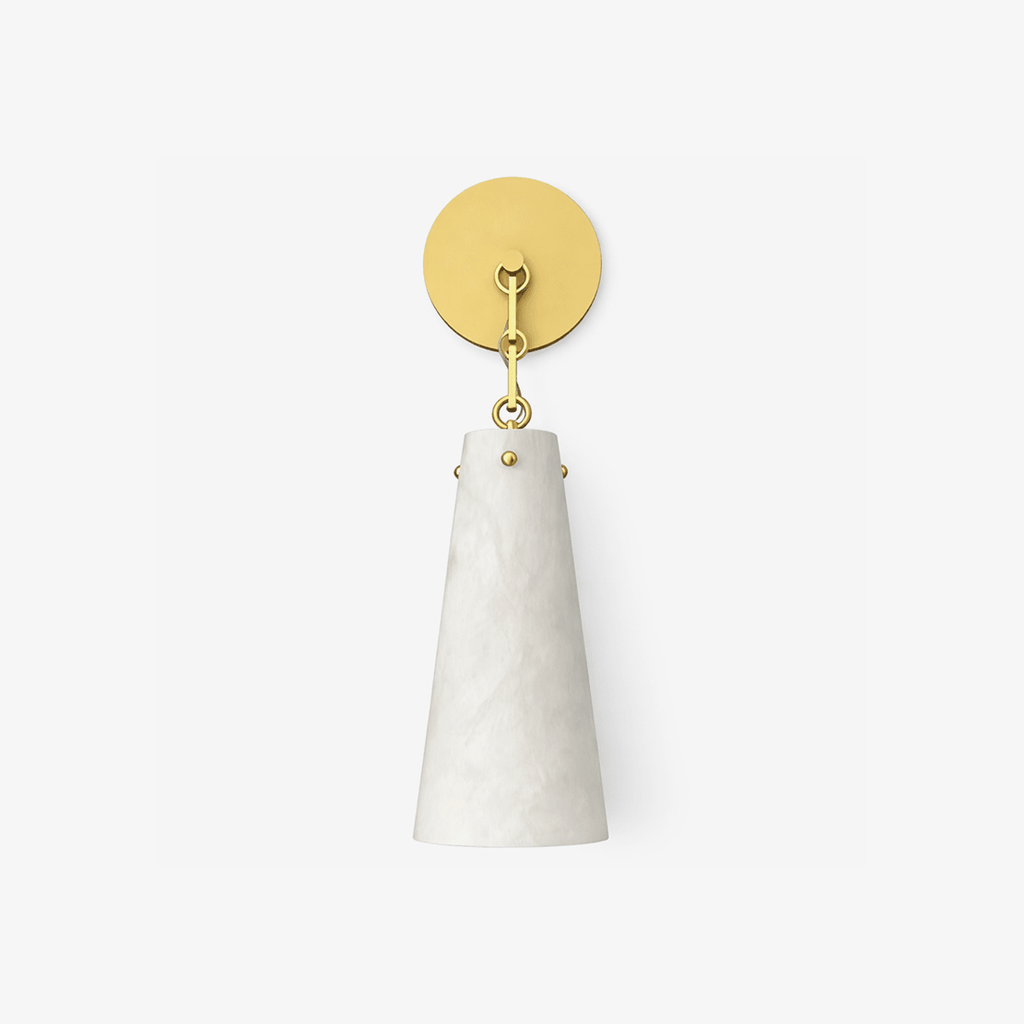 Aurelian Tapered Alabaster Wall Sconce