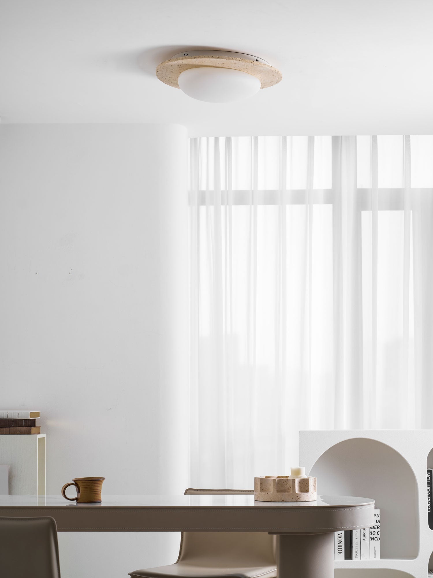 Aurora Stone Ceiling Light
