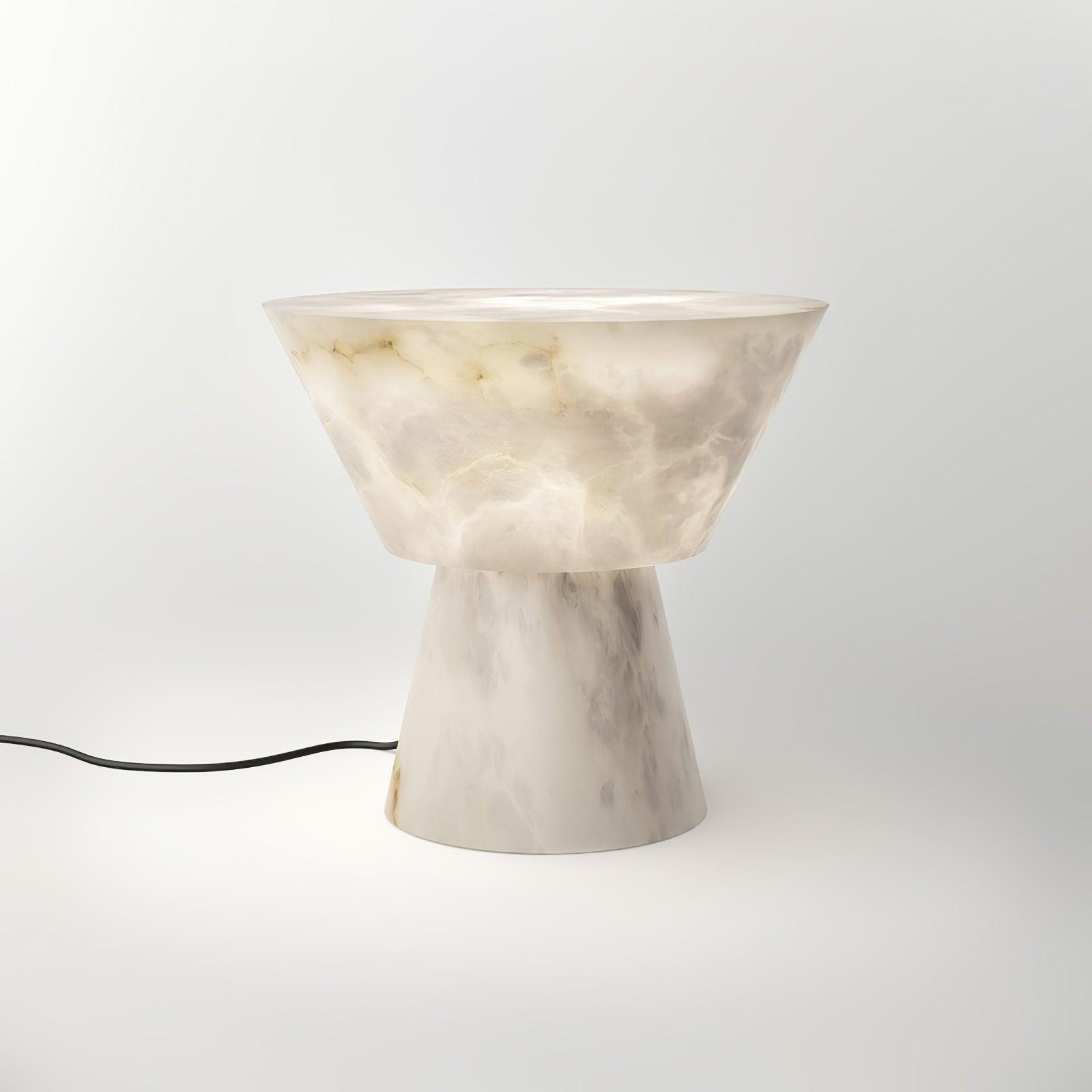 Beta Marble Alabaster Table Lamp