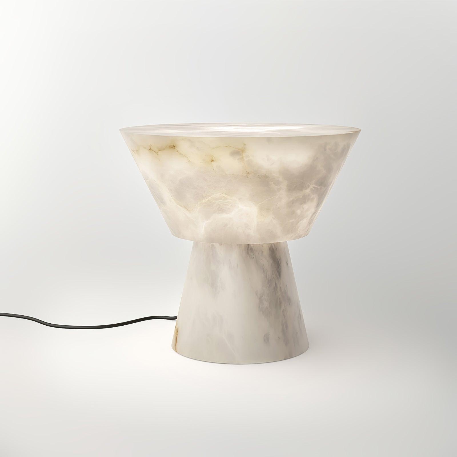 Beta Marble Alabaster Table Lamp