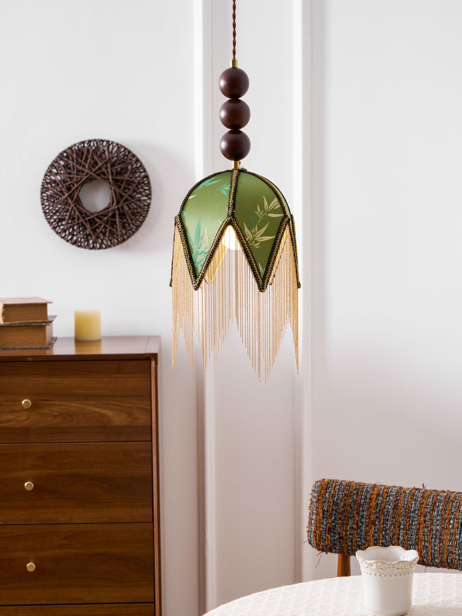 Bette Fringed Pendant Lamp