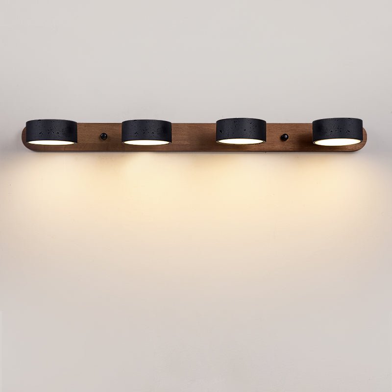 Black Travertine Duo Wall Light