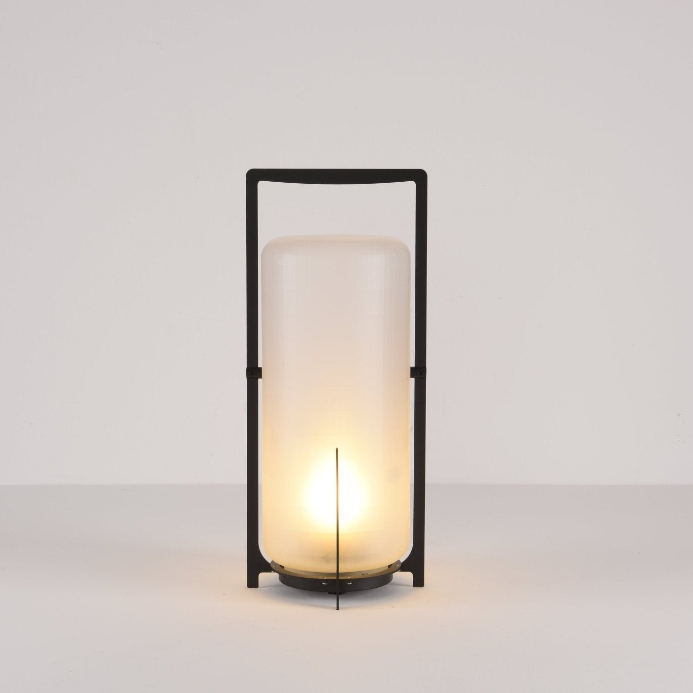 Black Twilight Lantern Table Lamp
