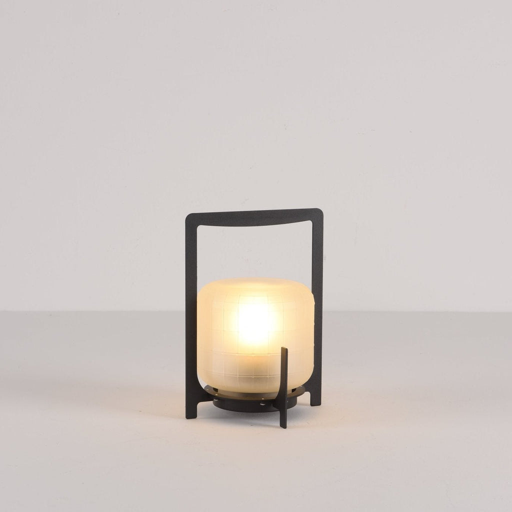 Black Twilight Lantern Table Lamp