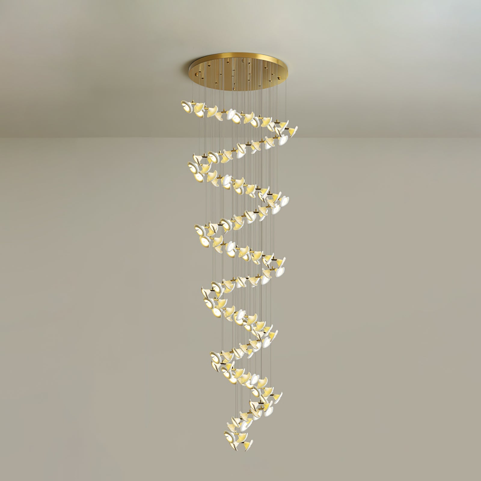 Blossom Double Horn Chandelier