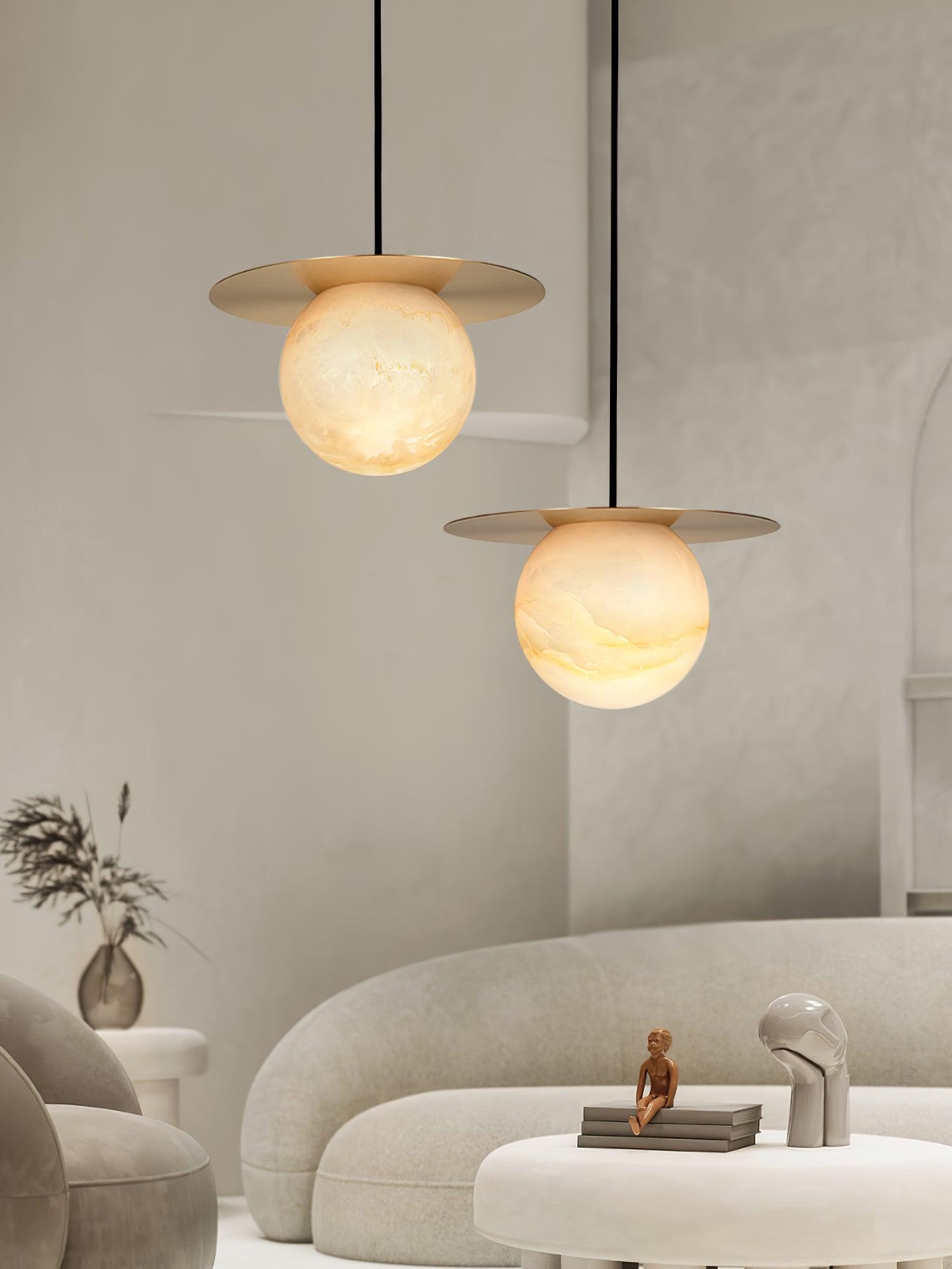Borra Alabaster Pendant Light