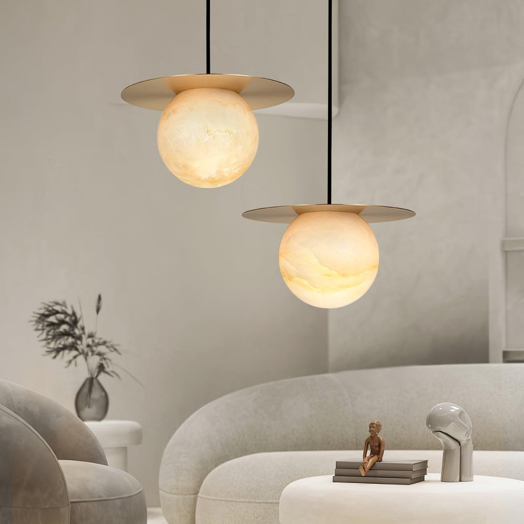 Borra Alabaster Pendant Light