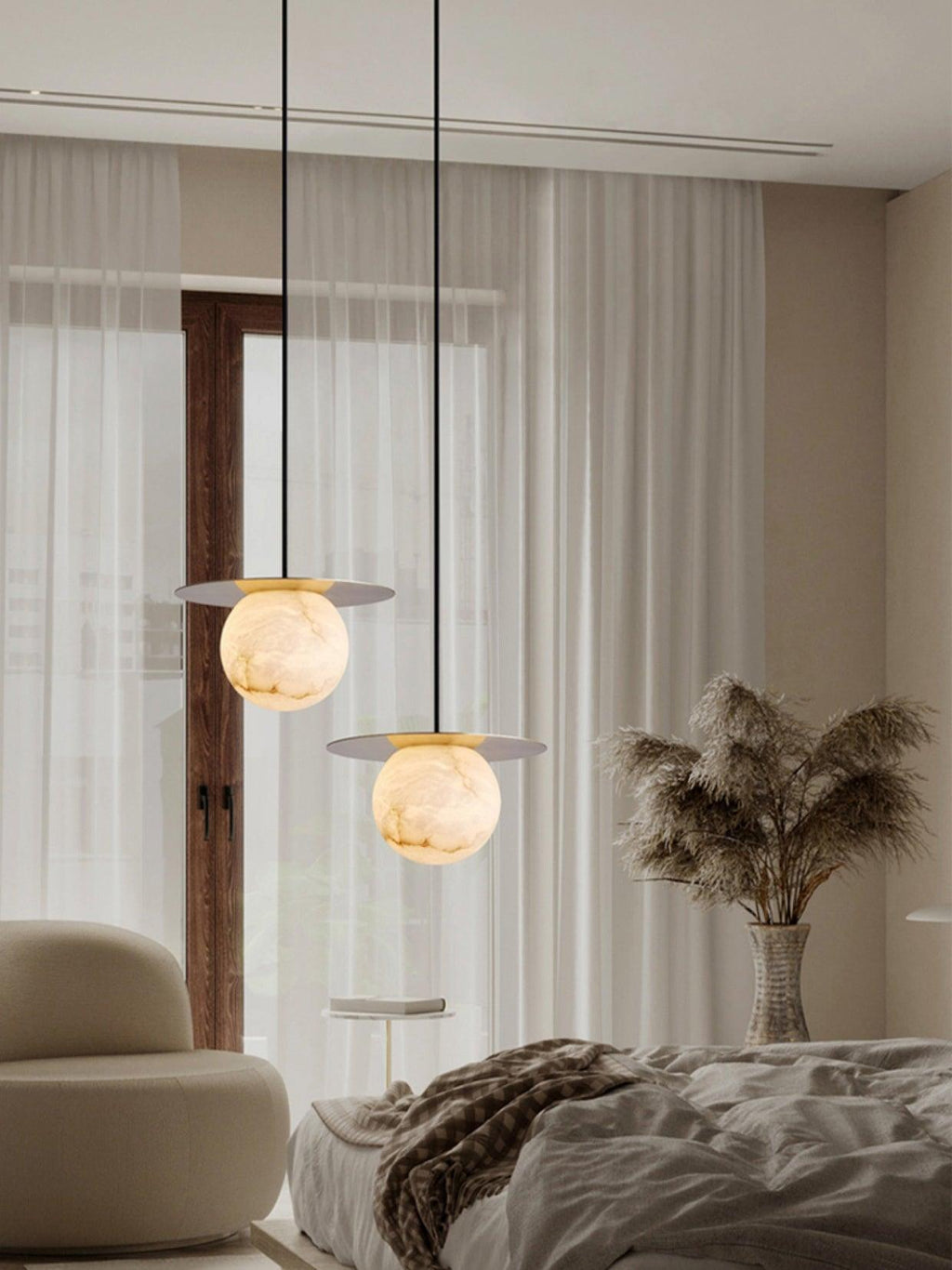 Borra Alabaster Pendant Light