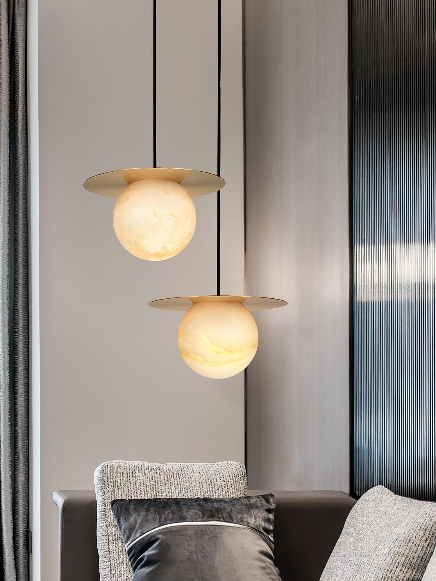 Borra Alabaster Pendant Light