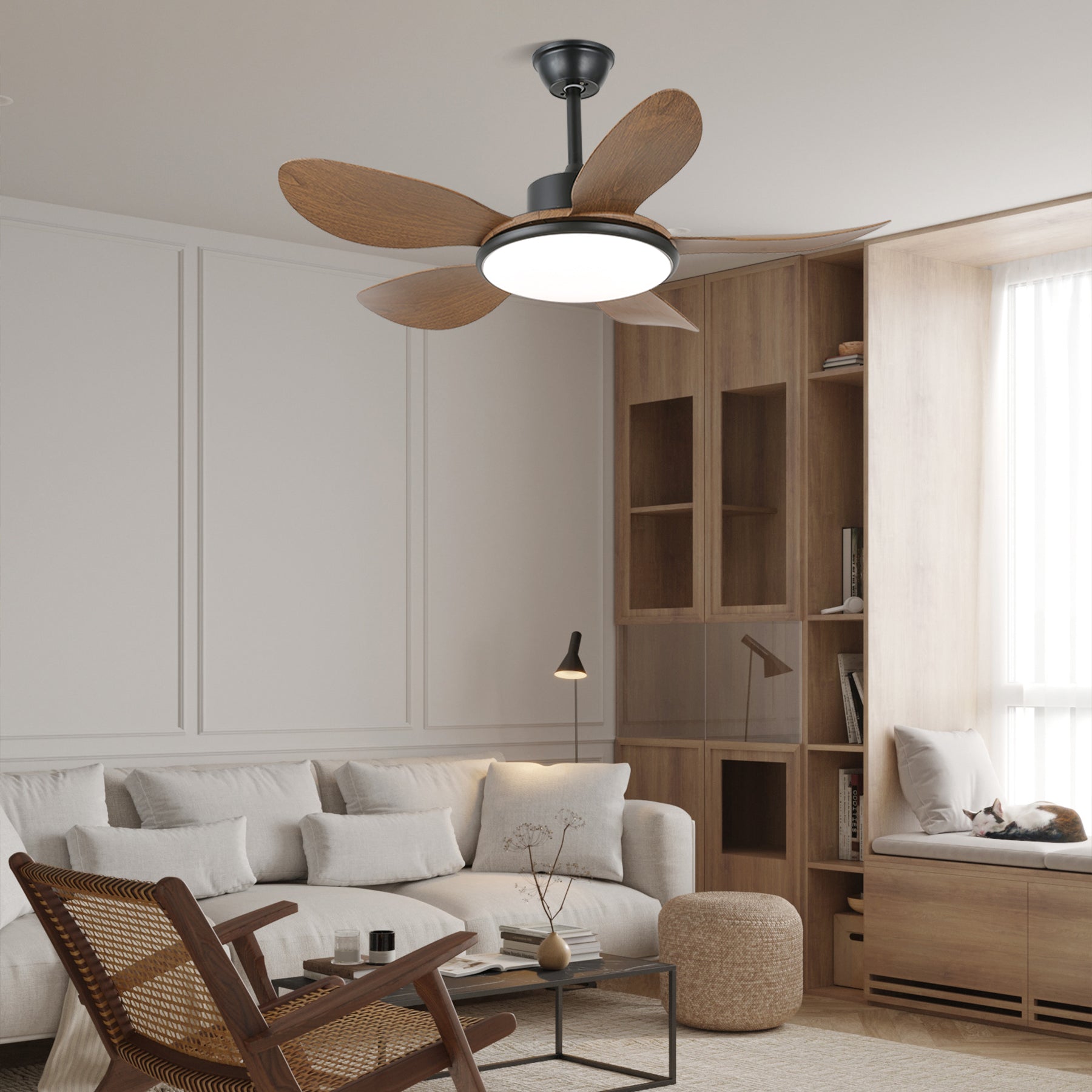 Brinley 42"/52" Ceiling Fan Light