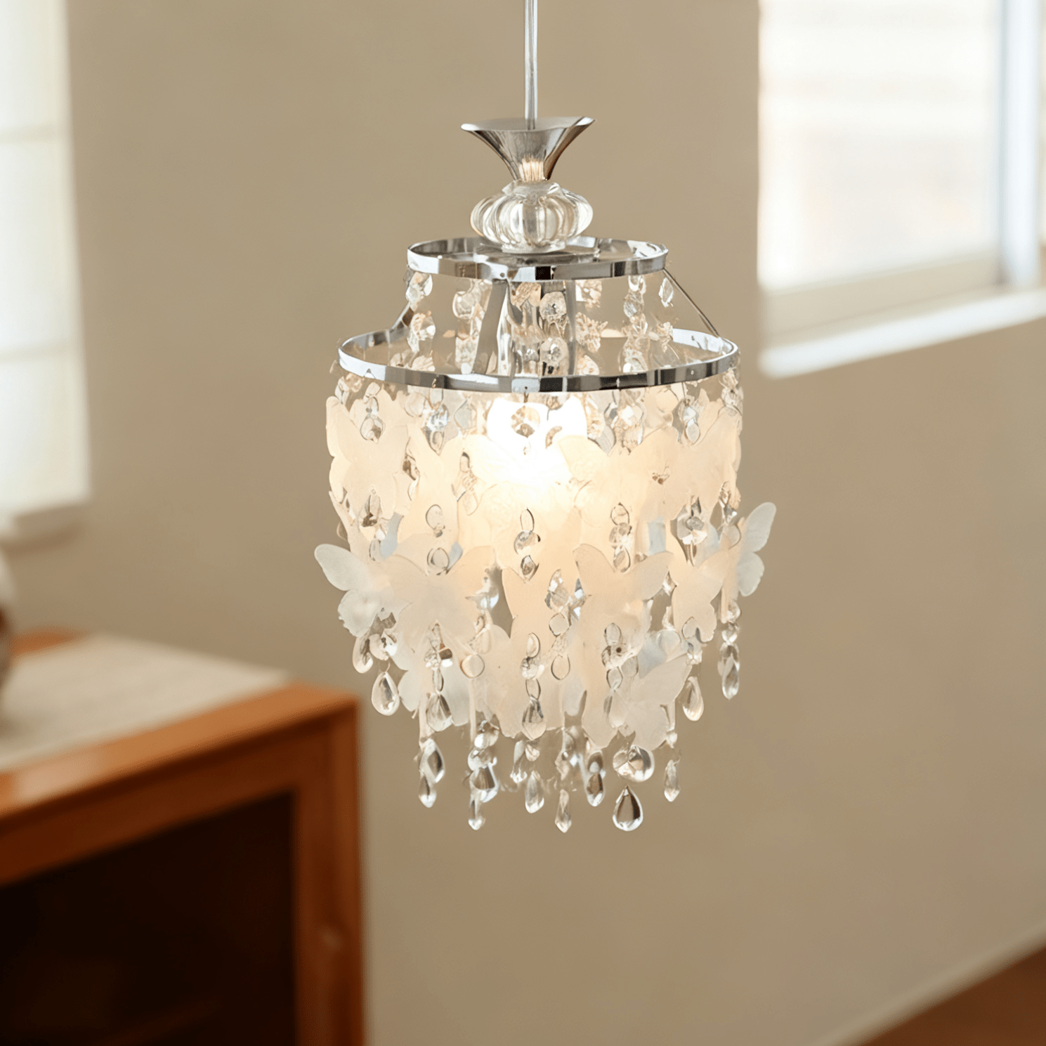 Butterfly Crystal Pendant Light