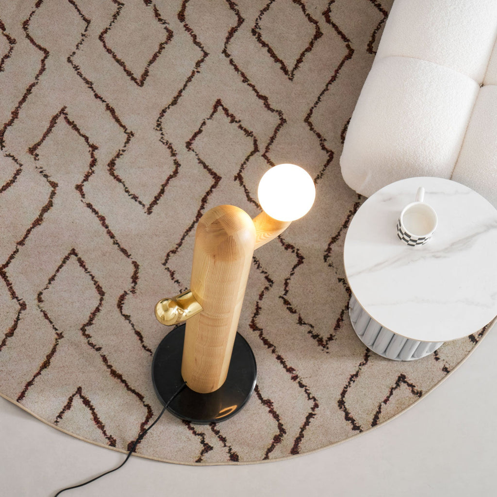 Cactus Wood Floor Lamp