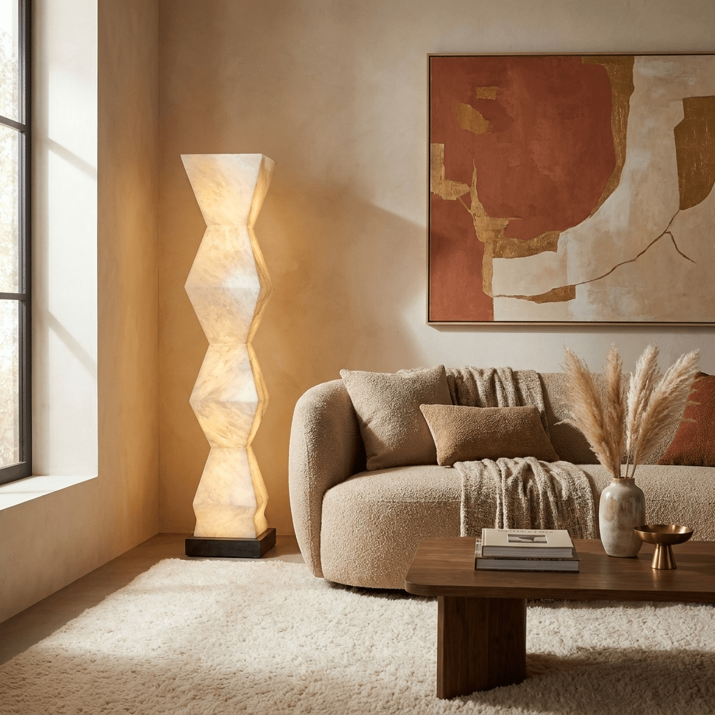 Cairn Alabaster Floor Lamp