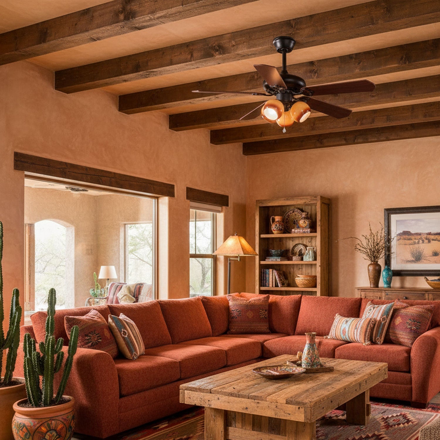 Calantha Bloom Ceiling Fan Light