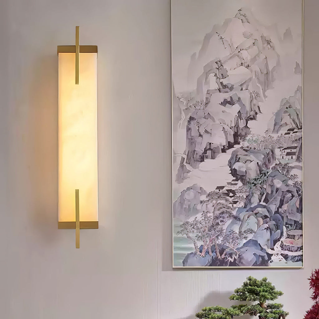 Calliope Alabaster Wall Sconce