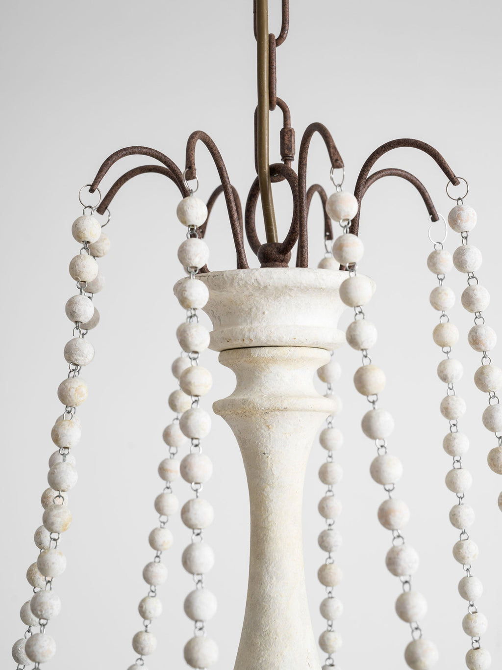 Candle Style Beaded Chandelier