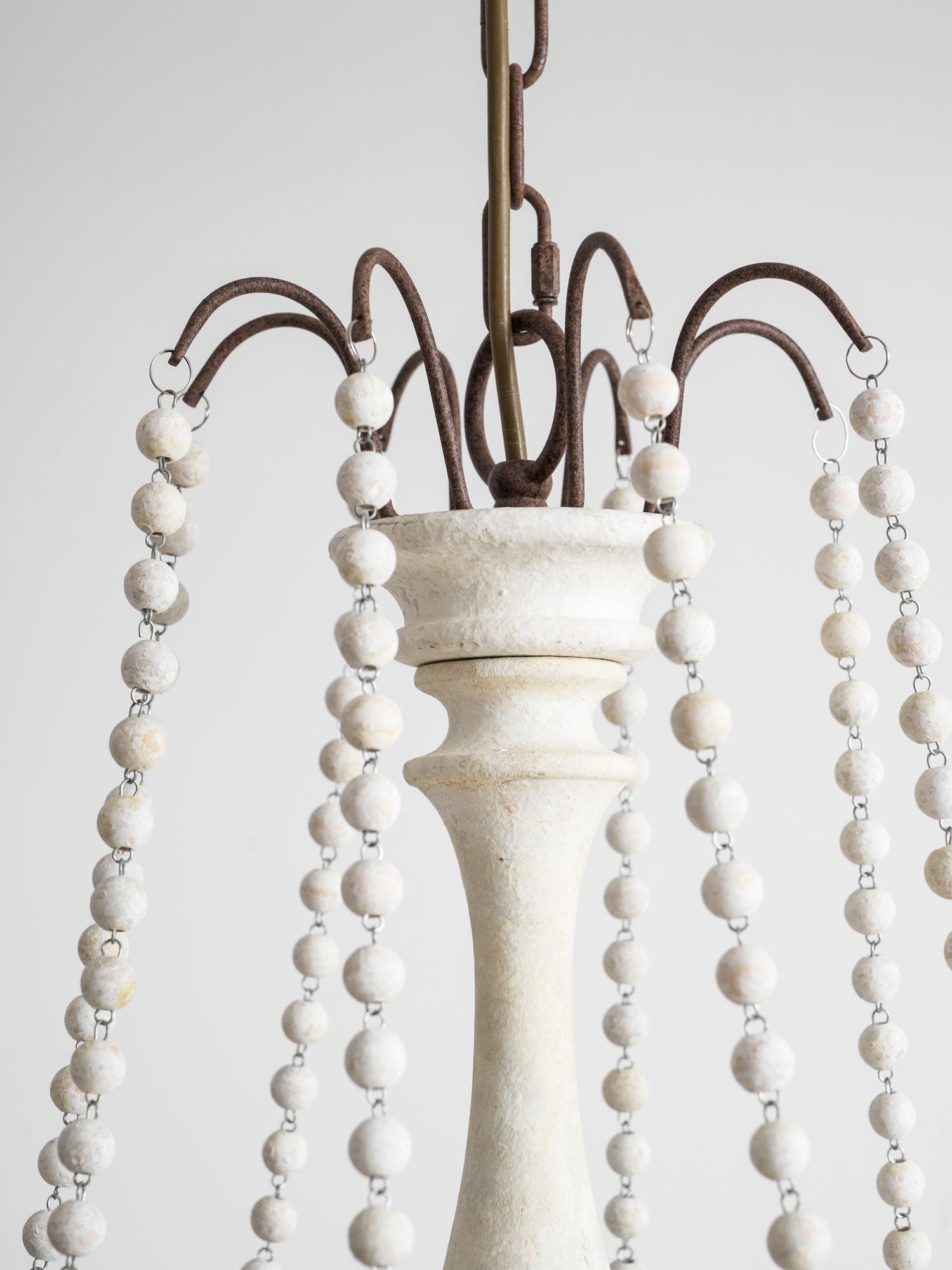 Candle Style Beaded Chandelier