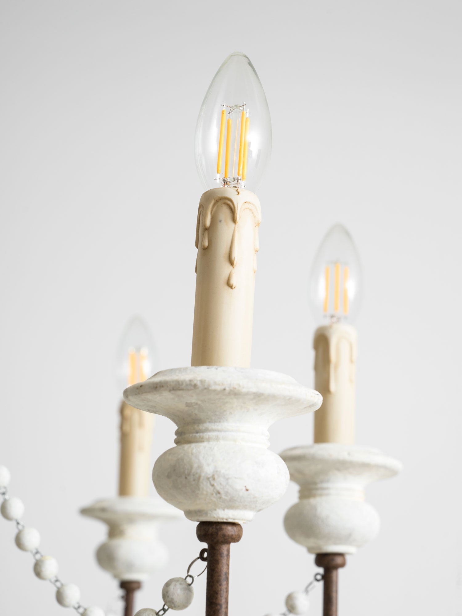 Candle Style Beaded Chandelier