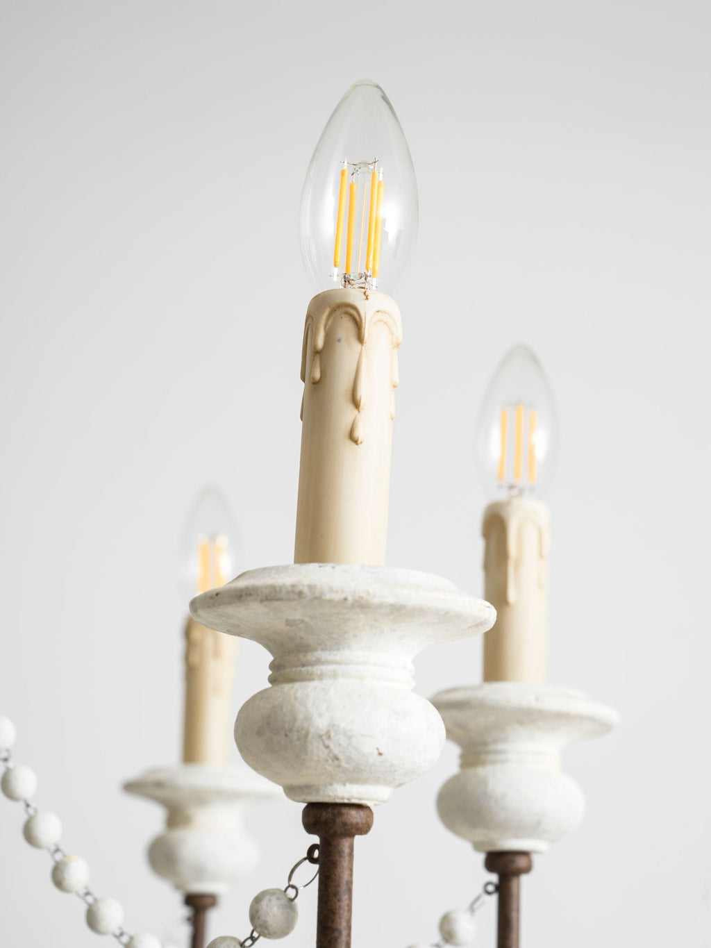 Candle Style Beaded Chandelier