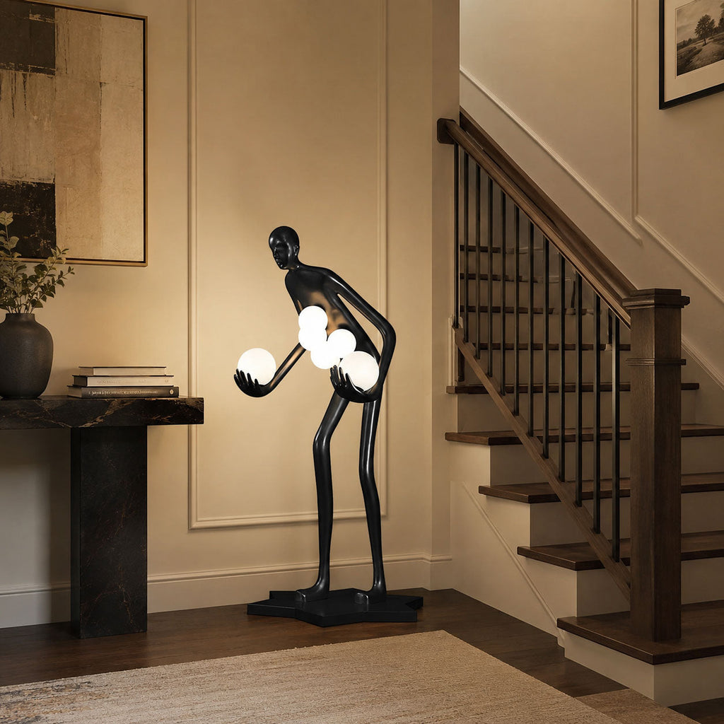 Celestial Guardian Sculpture Floor Lamp