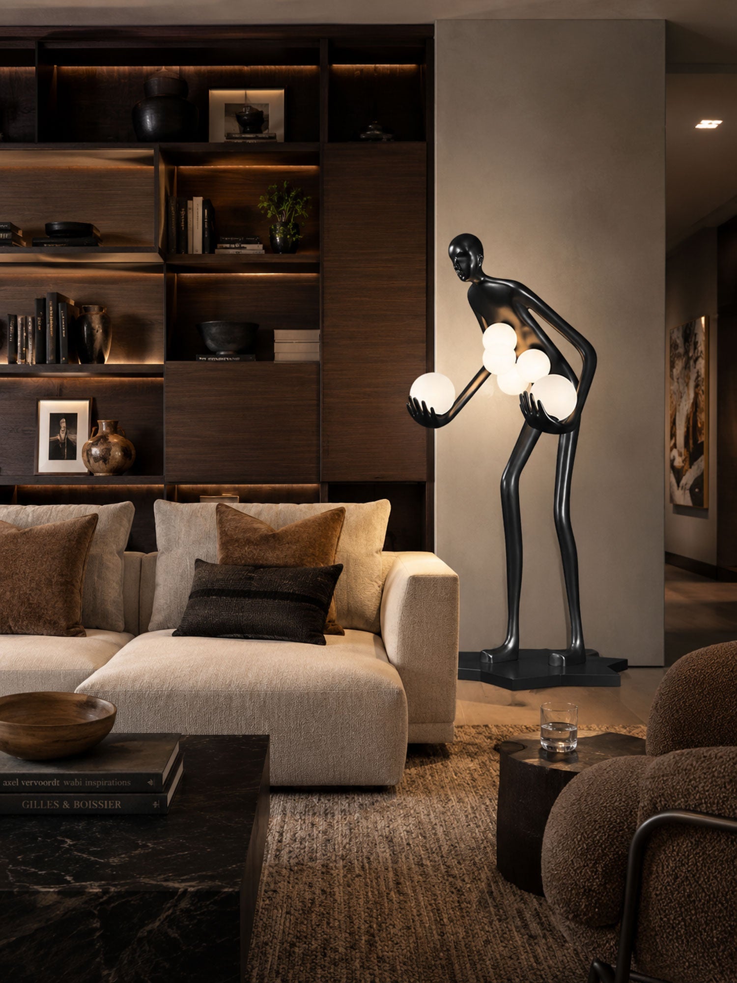 Celestial Guardian Sculpture Floor Lamp