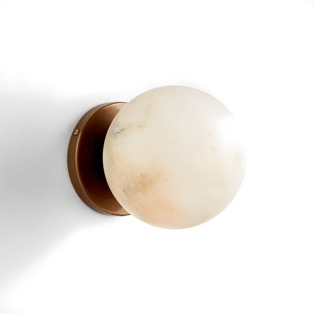 Celestial Double Alabaster Sconce