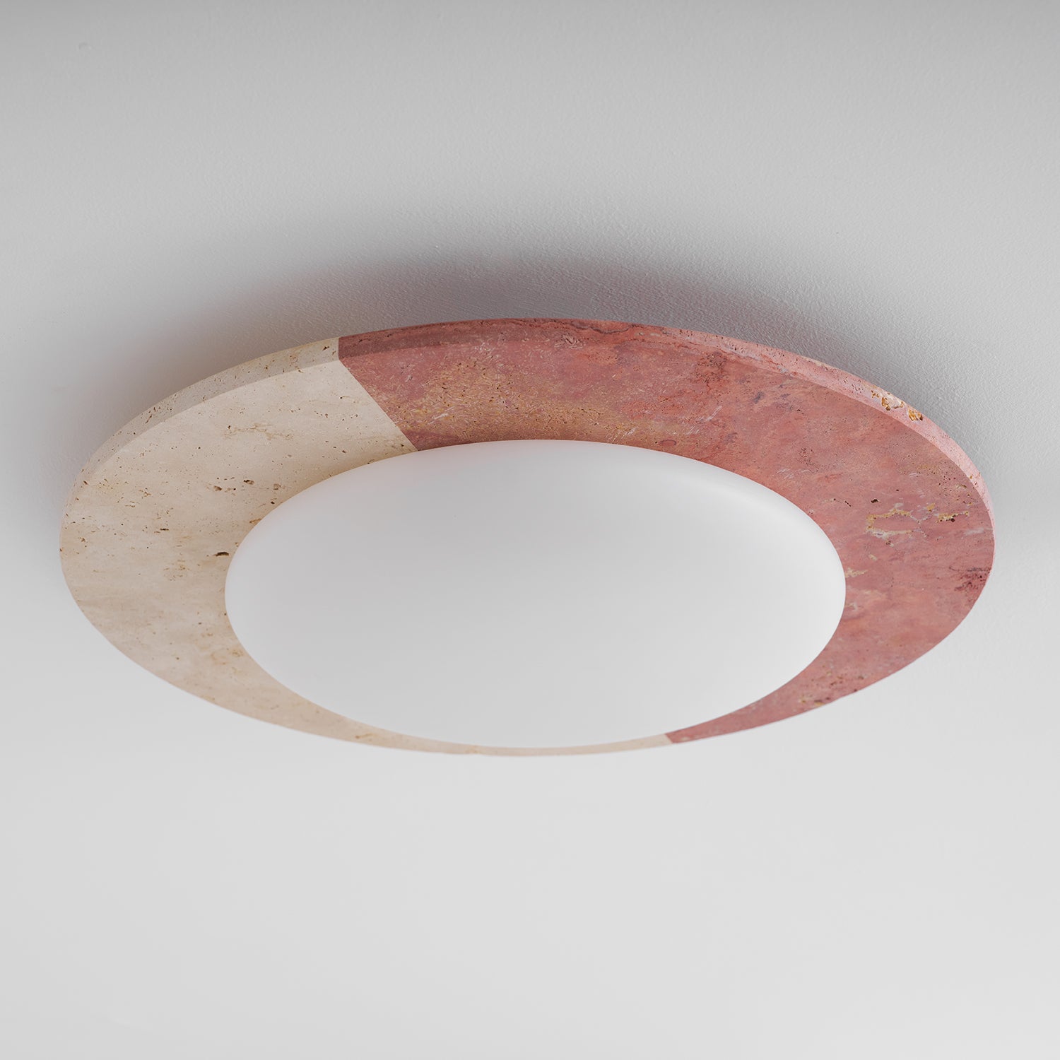 Celestial Travertine Ceiling Lamp