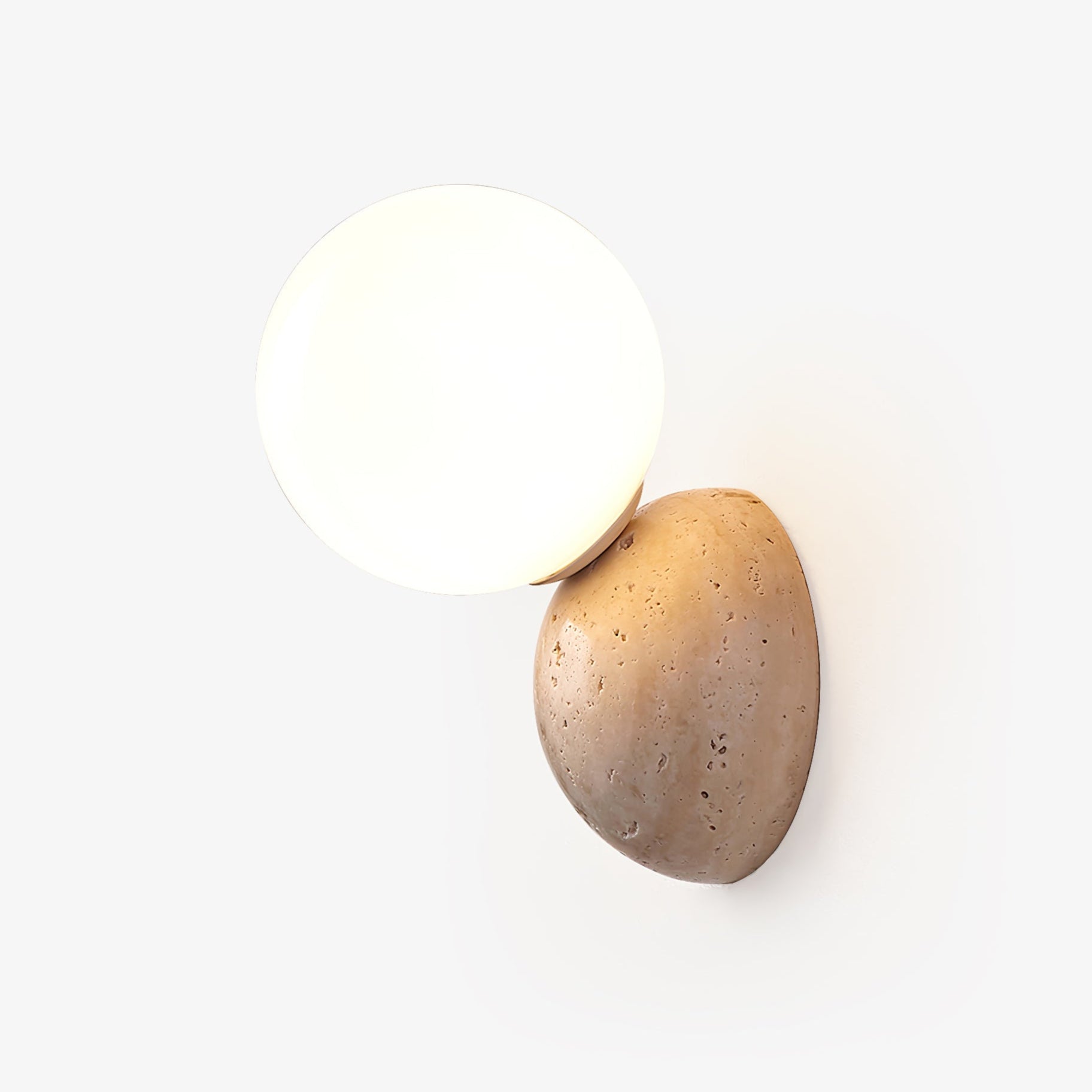 Celestial Travertine Wall Sconce