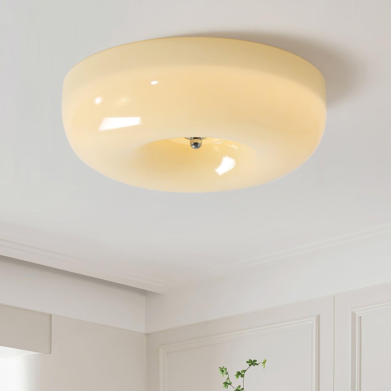 Swirl Glass Ceiling Lamp