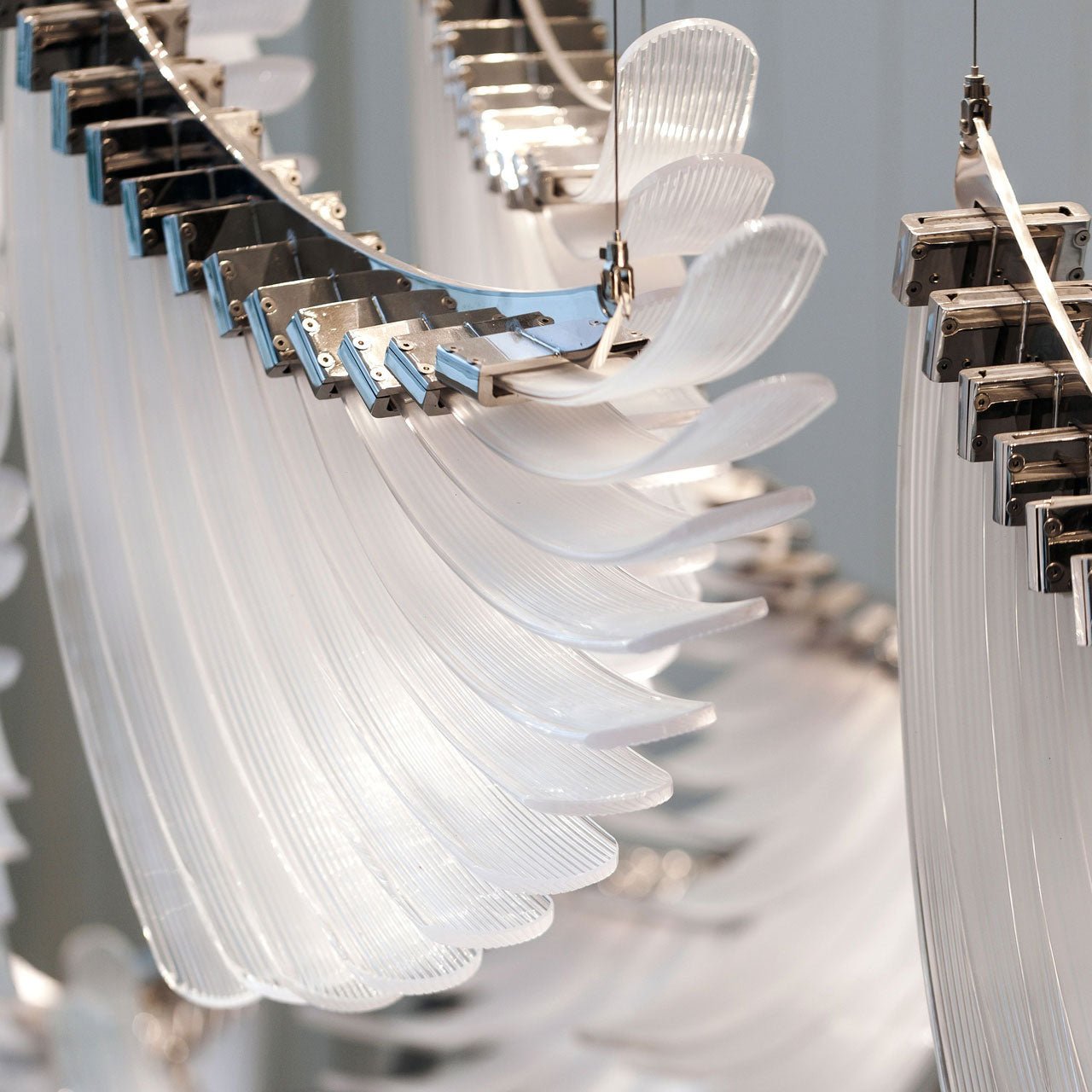 Bird Feather Wings LED Chandelier