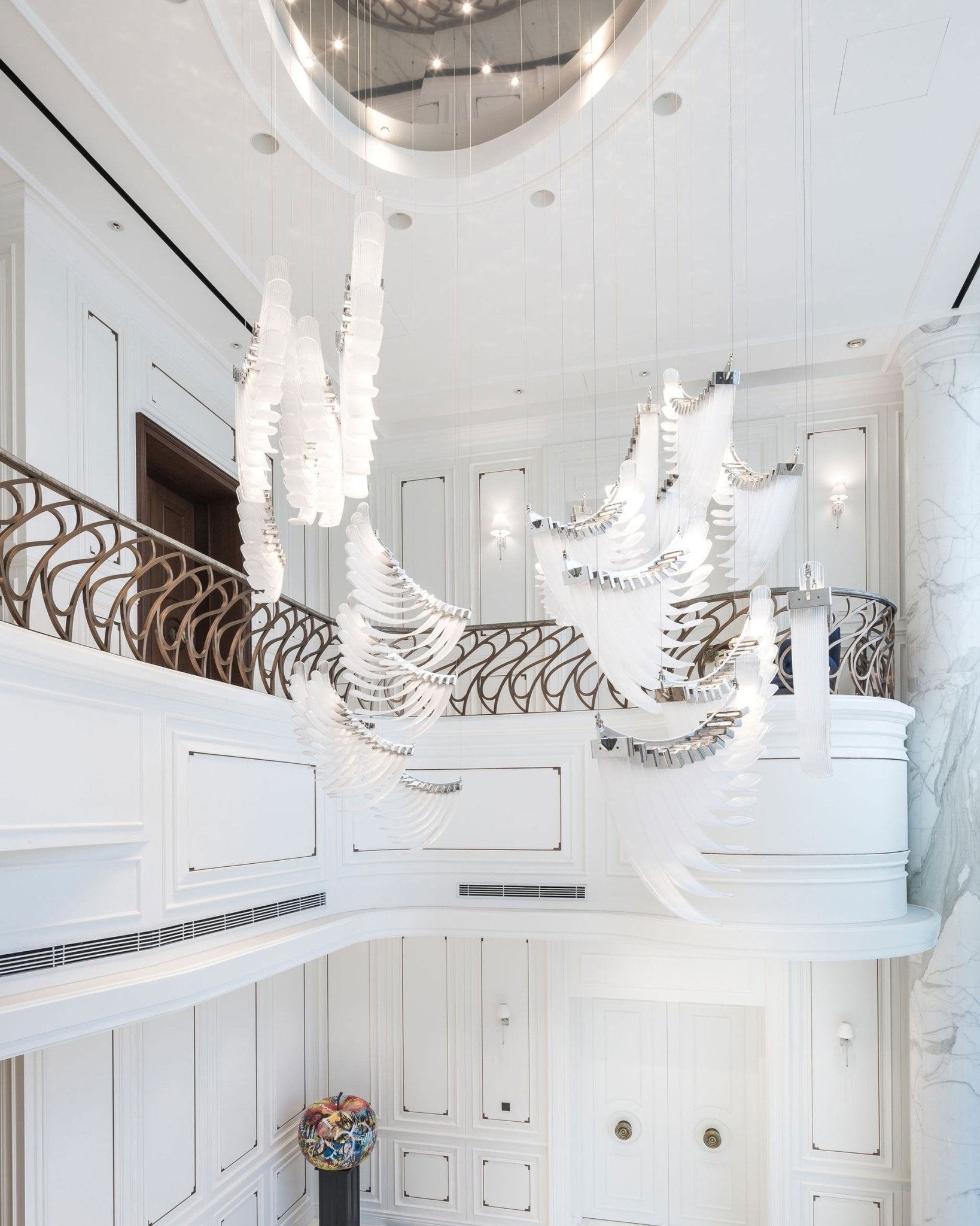 Bird Feather Wings LED Chandelier
