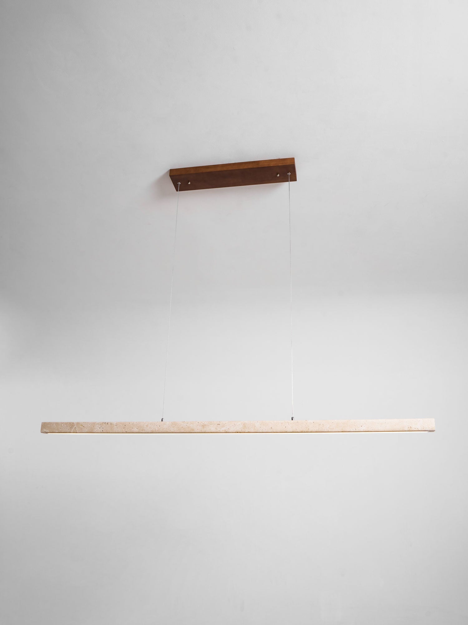Linear Travertine Pendant Lamp