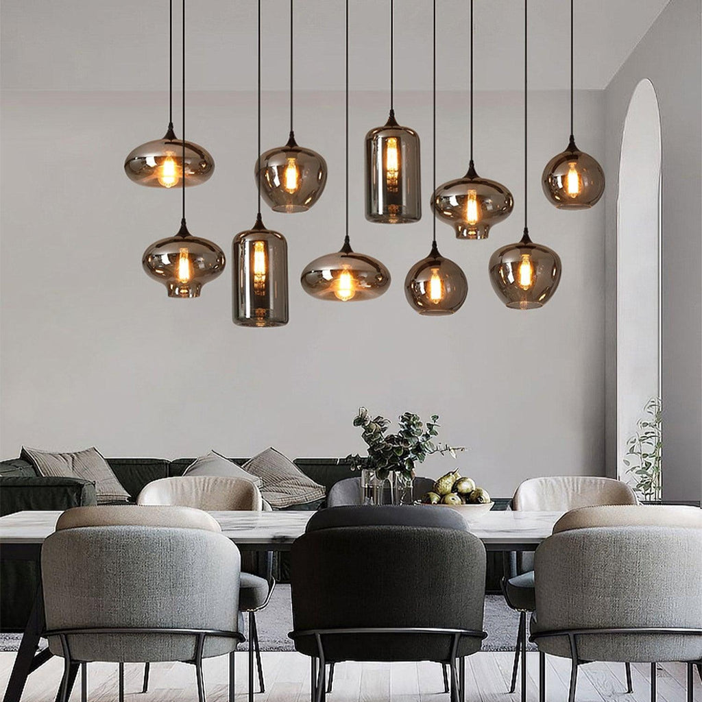 Bottle Glass Pendant Light
