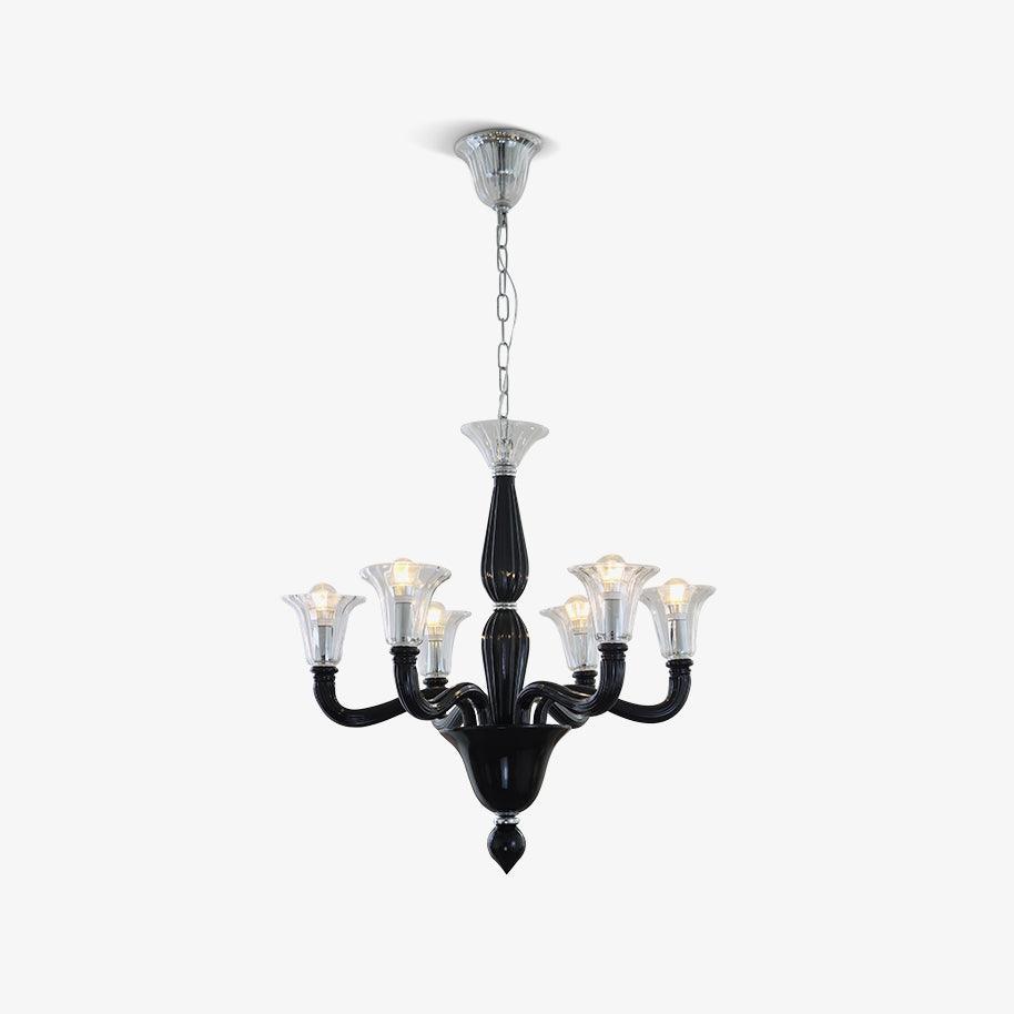 Black Candle Chandelier