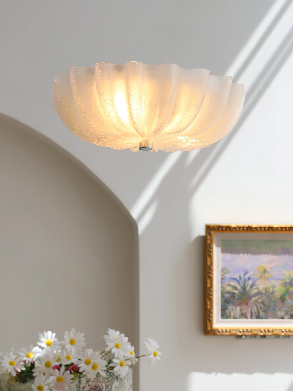 Blown Glass Ceiling Light