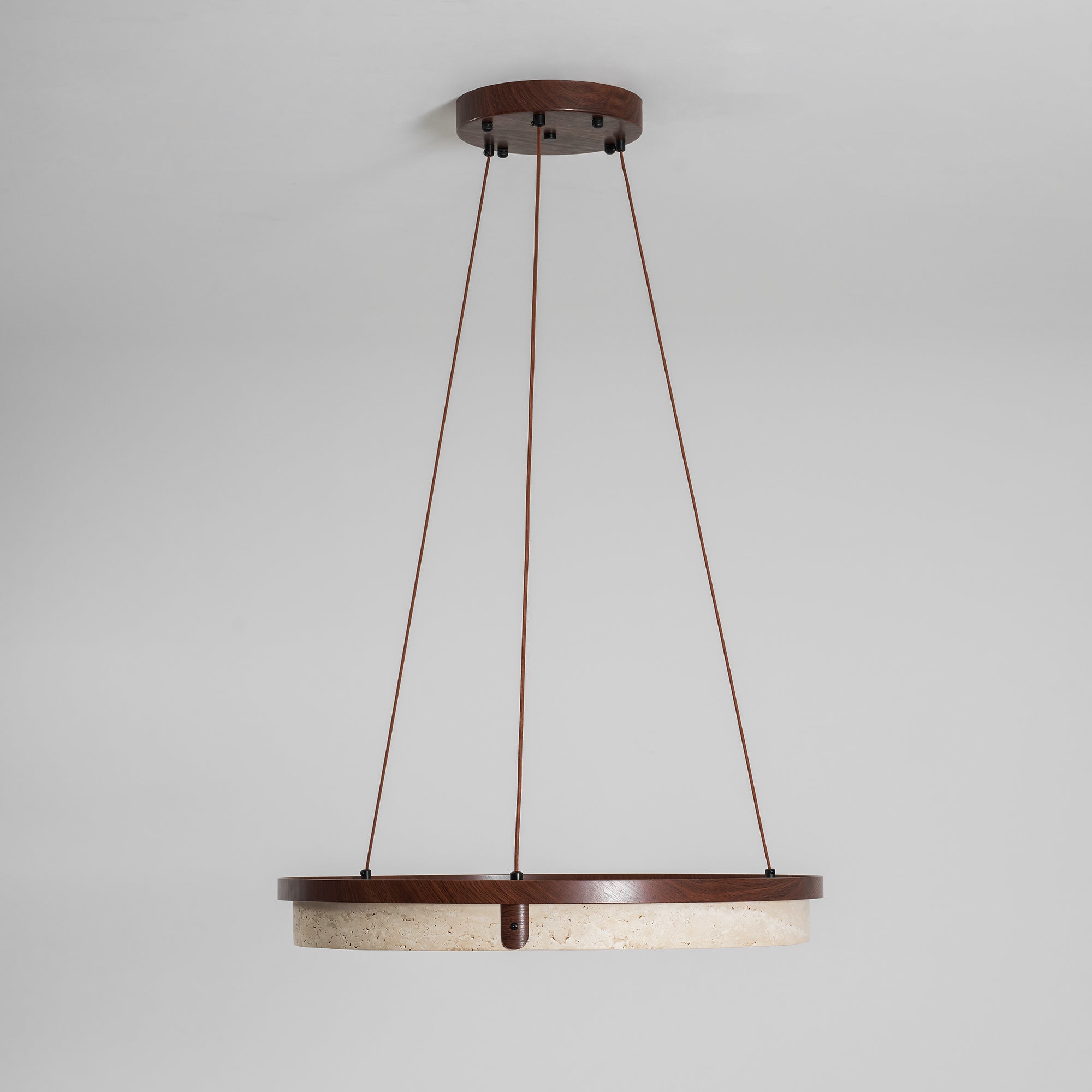 Orbit Travertine Pendant Light