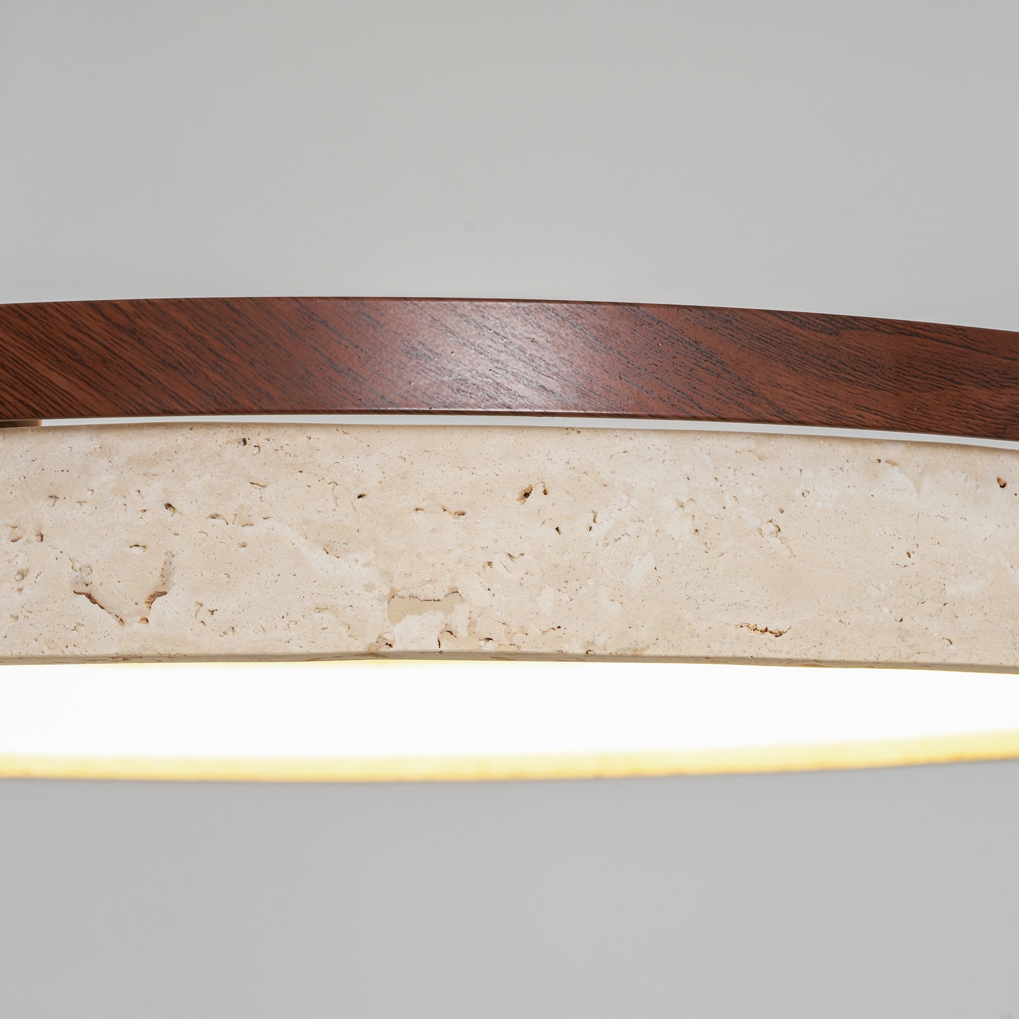 Orbit Travertine Pendant Light