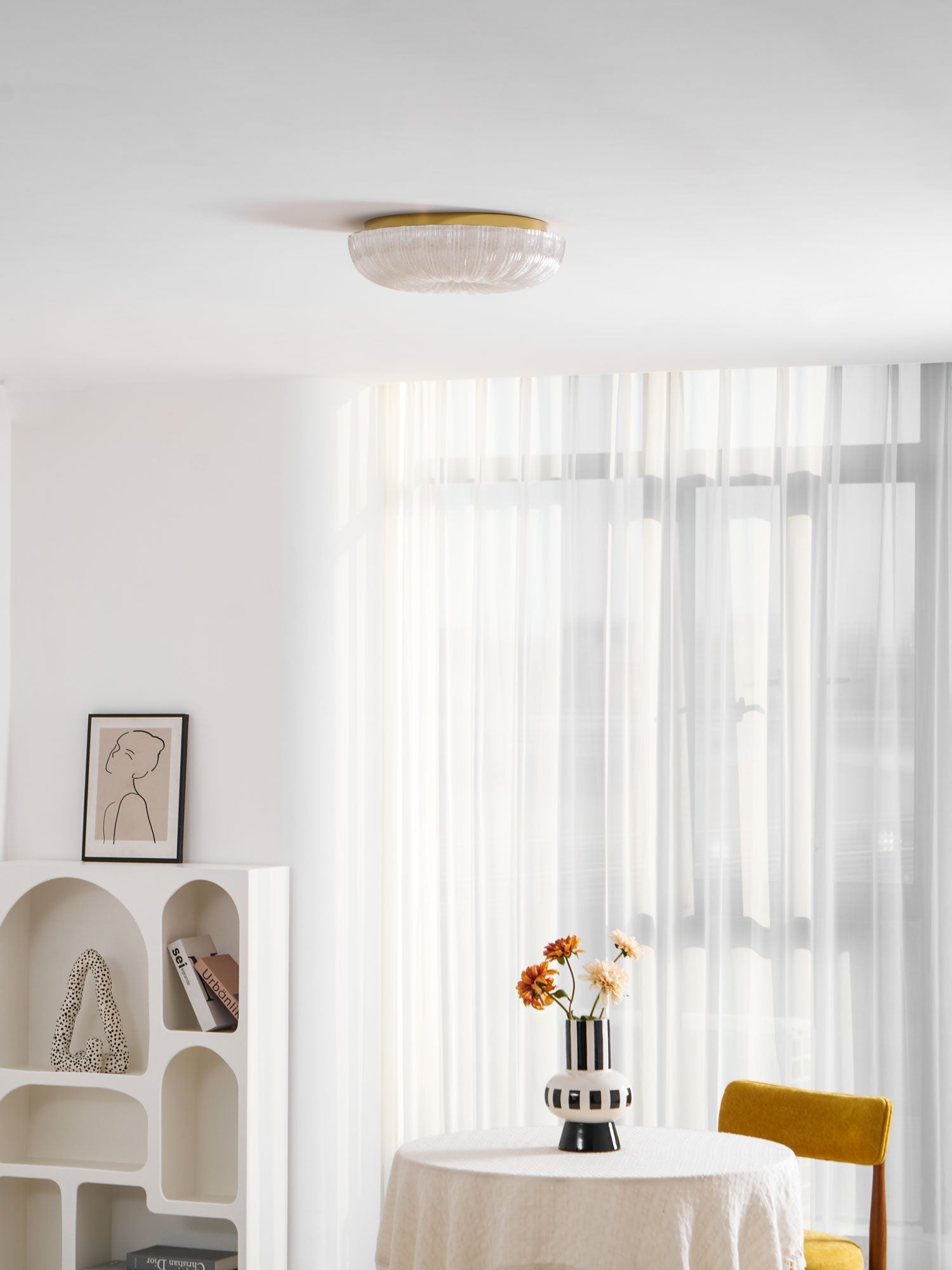 Ripple Glass Ceiling Light