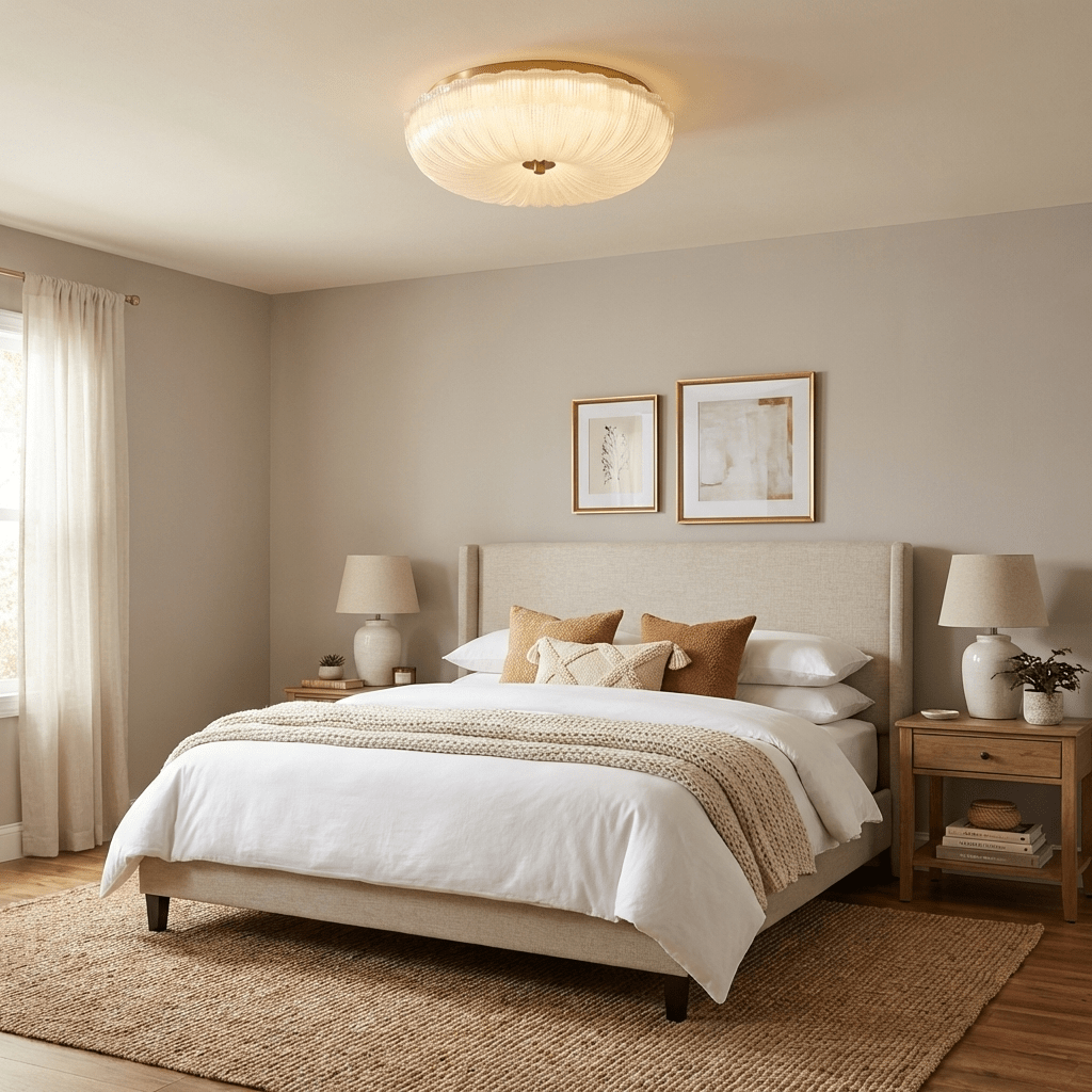 Ripple Glass Ceiling Light