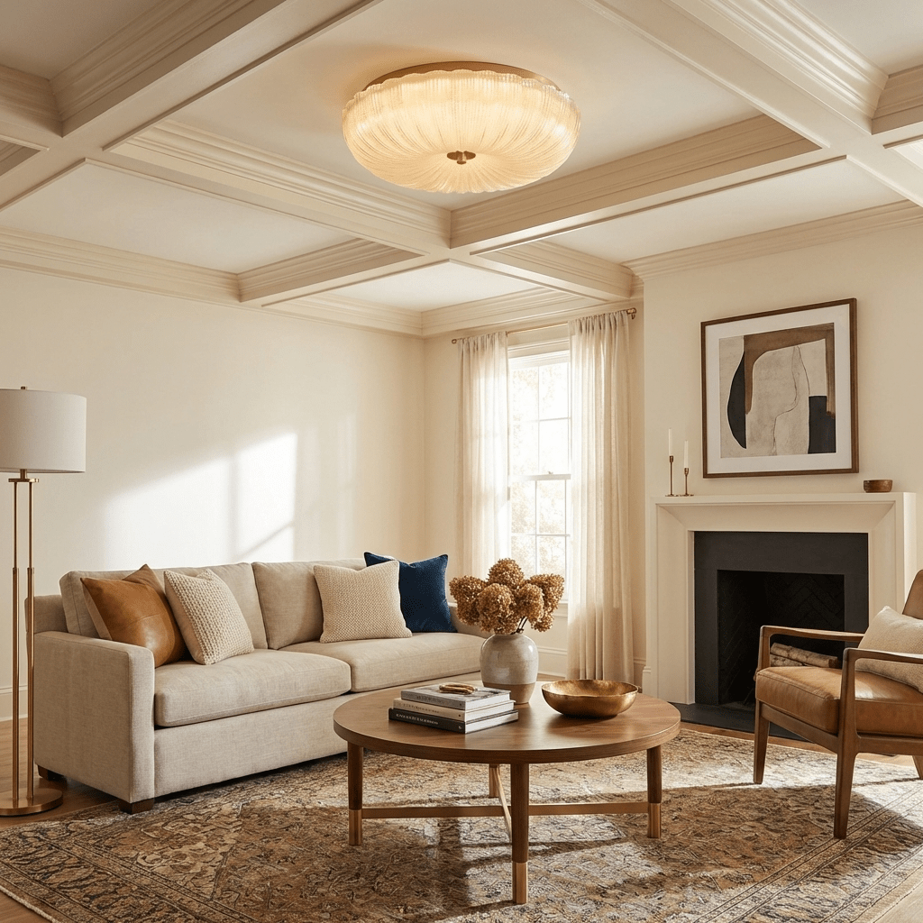Ripple Glass Ceiling Light