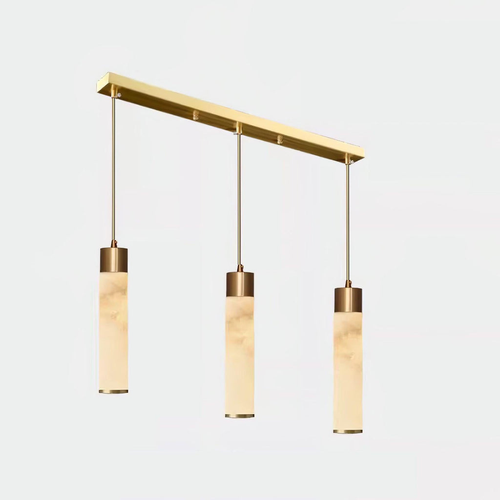 Alabaster Tala Brass Pendant Lamp