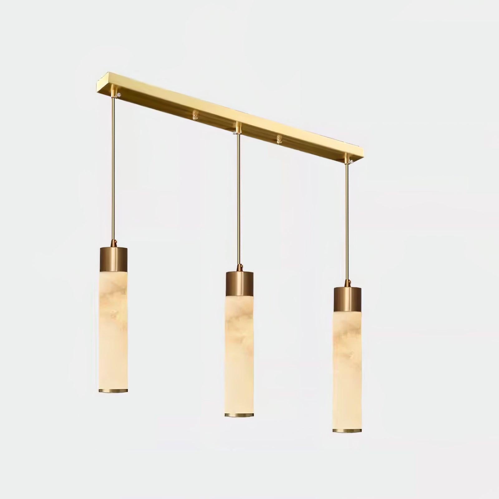 Alabaster Tala Brass Pendant Lamp