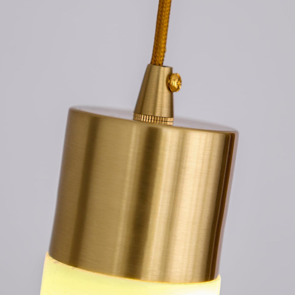 Alabaster Tala Brass Pendant Lamp