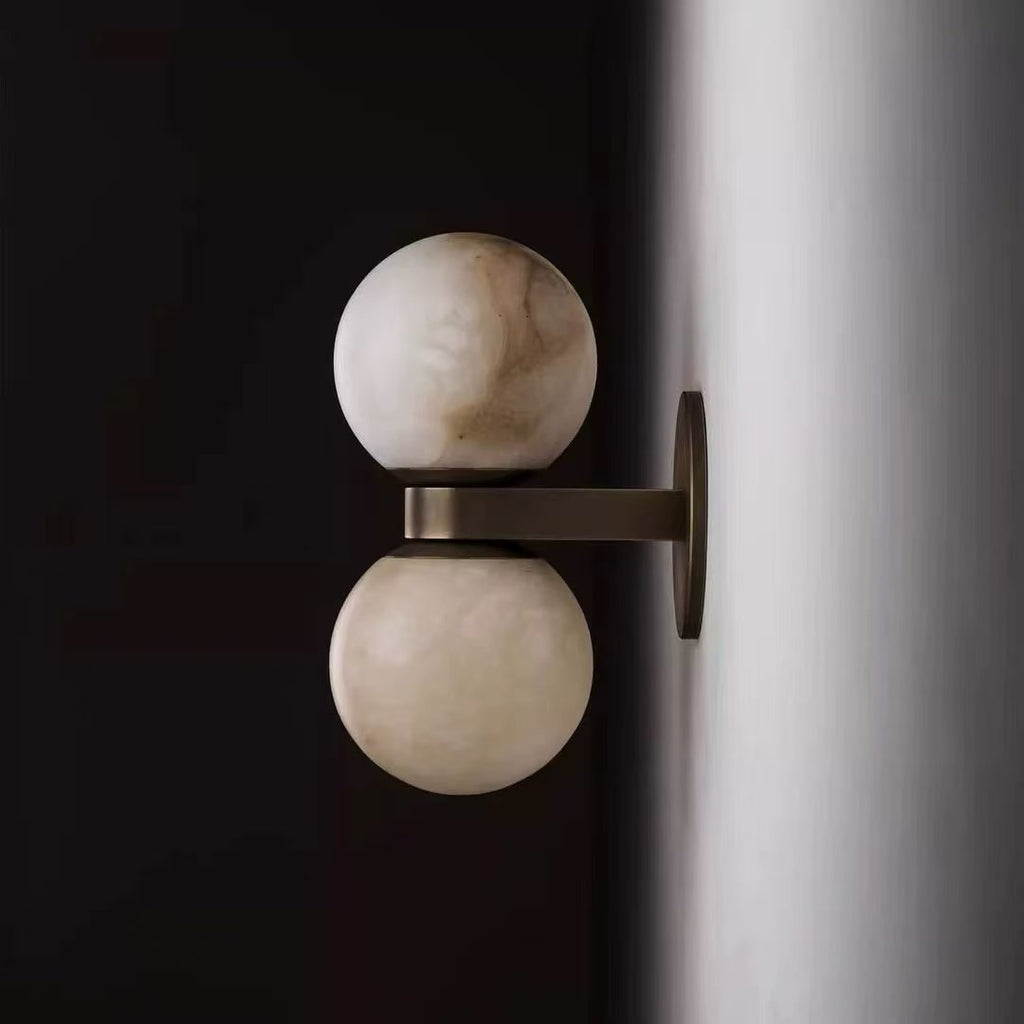 Alabaster Celestia Orb Wall Light